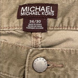 Michael Kors corduroy men's pants